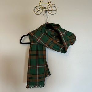Tartan 100% wool scarf